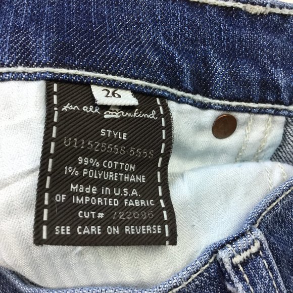 7 for all Mankind DOJO Jean 26 (inseam 30") - Picture 7 of 8